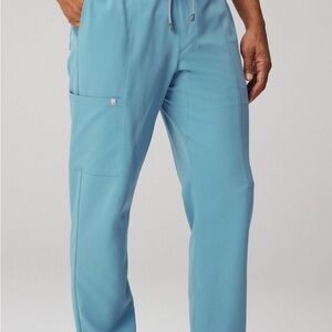 Fabletics Men's Light Blue intake scrub Pants
